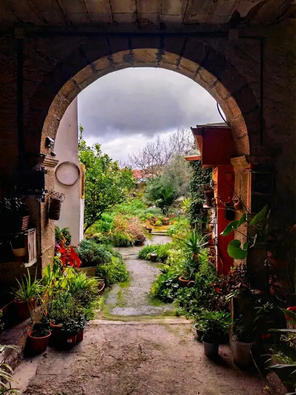 Da Margherita, ingresso e giardino